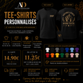 Tee-shirts personnalisés | Flocage sur mesure toutes couleurs