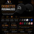 Casquettes personnalisées | Flocage sur mesure